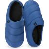 imageRockDove Mens Campground Memory Foam Down SlipperIndigoBlack