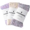 imageRockDove Womens Confetti Chenille Lounge SocksBeigegraylilac