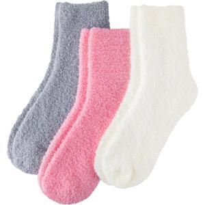 imageRockDove Womens CloudSoft SocksWhitegraypink