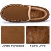 imageRockDove Mens Alexander Flannel Lined Loafer SlipperTan