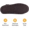 imageRockDove Mens SoftStride Faux Suede Memory Foam Mule Slipper with Indoor Outdoor SoleShearling Coffee