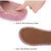 imageRockDove Womens Pluffie Slippers with Arch Support ampamp Memory Foam Cozy Faux Fur Open Toe House Shoes GiftReady Indoor Outdoor ComfortDusty Pink
