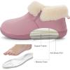 imageRockDove Womens Sierra Faux Leather Bootie SlipperBaby Pink