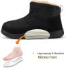 imageRockDove Mens Fireside Memory Foam Faux Suede Thermal Bootie with IndoorOutdoor SoleBlack