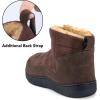imageRockDove Mens Fireside Memory Foam Faux Suede Thermal Bootie with IndoorOutdoor SoleCoffee