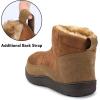 imageRockDove Mens Fireside Memory Foam Faux Suede Thermal Bootie with IndoorOutdoor SoleTan