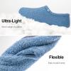 imageRockDove Womens Teddy Fleece Closed Back Indoor SlipperBlue