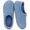 imageRockDove Womens Teddy Fleece Closed Back Indoor SlipperBlue