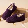 imageRockDove Womens Faux Shearling Closed Back Slipper with Memory FoamDark Purple