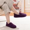 imageRockDove Womens Faux Shearling Closed Back Slipper with Memory FoamDark Purple