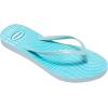 image:imageRockDove Womens Seabreeze Printed Beach Flip Flops Lightweight Summer Thong Sandal for Pool Vacation and Everyday WearMist Blue