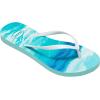 image:imageRockDove Womens Seabreeze Printed Beach Flip Flops Lightweight Summer Thong Sandal for Pool Vacation and Everyday WearOcean Blue