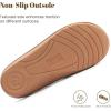 image:imageRockDove Womens Snugga Faux Fur Flip Flop with Memory Foam Cushioning AllDay Comfort Support Indoor Outdoor Slide SandalCamel