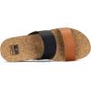 image:imageRockDove Womens Isla Lift Platform Slide Sandals with Cushioned Arch Support and Soft Dual StrapsBlackBrown