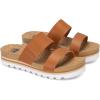 image:imageRockDove Womens Isla Lift Platform Slide Sandals with Cushioned Arch Support and Soft Dual StrapsBrown
