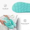 image:imageRockDove Womens Serena Plush Flip Flops Terry Cloth Thong Sandals SlipperAqua Blue
