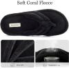 image:imageRockDove Womens Serena Plush Flip Flops Terry Cloth Thong Sandals SlipperBlack