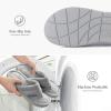 image:imageRockDove Womens Serena Plush Flip Flops Terry Cloth Thong Sandals SlipperGrey