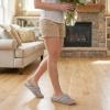 image:imageRockDove Womens Serena Plush Flip Flops Terry Cloth Thong Sandals SlipperGrey