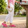 image:imageRockDove Womens Serena Plush Flip Flops Terry Cloth Thong Sandals SlipperHot Pink
