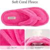 image:imageRockDove Womens Serena Plush Flip Flops Terry Cloth Thong Sandals SlipperHot Pink