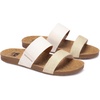 image:imageRockDove Womens Isla Slide Sandal with Cushioned Arch Support and Soft Dual StrapsBeige Woven