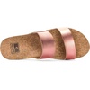 image:imageRockDove Womens Isla Slide Sandal with Cushioned Arch Support and Soft Dual StrapsRose Gold