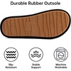 image:imageRockDove Mens Axis Arch Support Slide Slipper Cushioned Comfort Non Slip Sole House Wear Gift ChoiceBlack