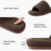 image:imageRockDove Mens Axis Arch Support Slide Slipper Cushioned Comfort Non Slip Sole House Wear Gift ChoiceCoffee