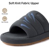 image:imageRockDove Mens Axis Arch Support Slide Slipper Cushioned Comfort Non Slip Sole House Wear Gift ChoiceDark Grey