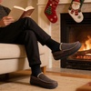 image:imageRockDove Mens Hearthfire Memory Foam Moc SlipperMocha Brown
