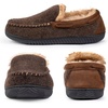 image:imageRockDove Mens Hearthfire Memory Foam Moc SlipperMocha Brown