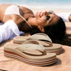 image:imageRockDove Womens Vista Platform Flip Flops Cushioned Comfort Non Slip Stylish Summer SandalsBeige