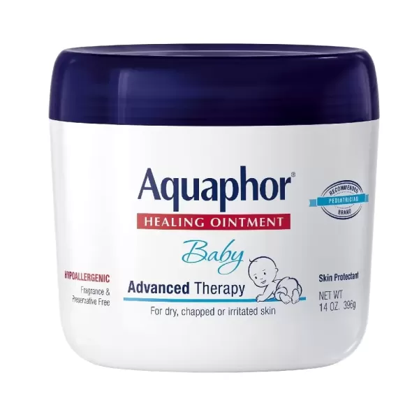 imageAquaphor Baby Healing Ointment Advanced Therapy for Chapped Cheeks and Diaper Rash 3 oz Tube Pack of 1214 Ounce Pack of 3