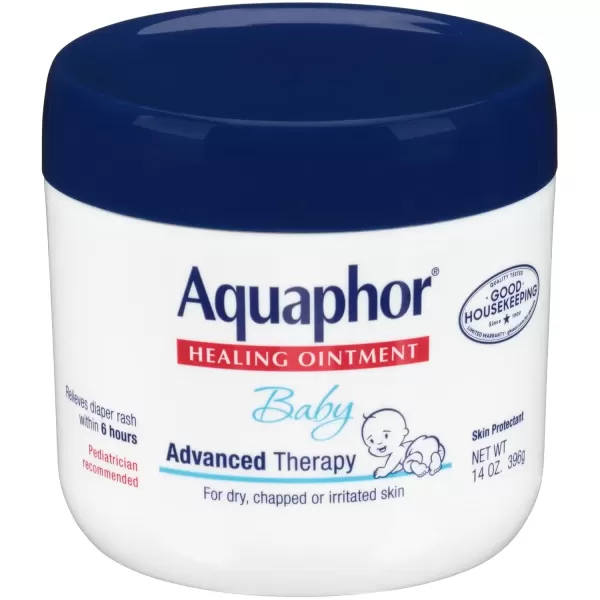 imageAquaphor Baby Healing Ointment Advanced Therapy for Chapped Cheeks and Diaper Rash 3 oz Tube Pack of 1214 Ounce Pack of 3