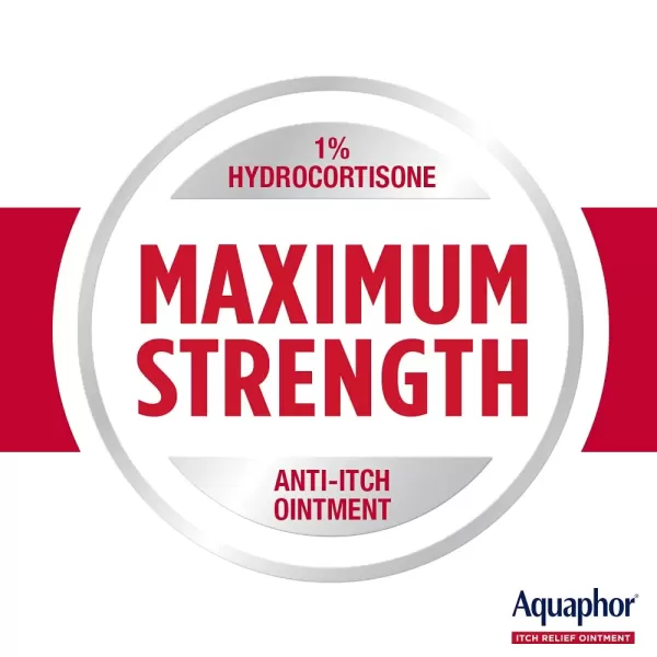 imageAquaphor Itch Relief Ointment 1 Hydrocortisone Anti Itch Skin Ointment 1 Oz Tube 2 Pack