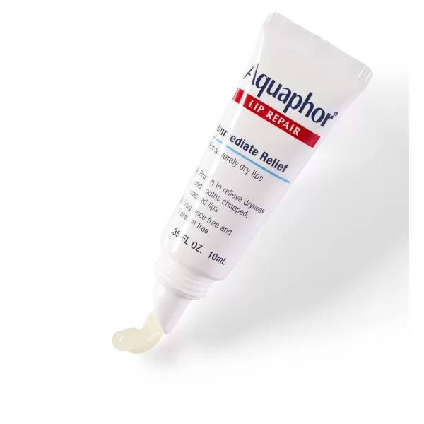 imageAquaphor Lip Repair Ointment  Longlasting Moisture to Soothe Dry Chapped Lips  35 fl oz Tube Pack of 48035 Fl Oz Pack of 48