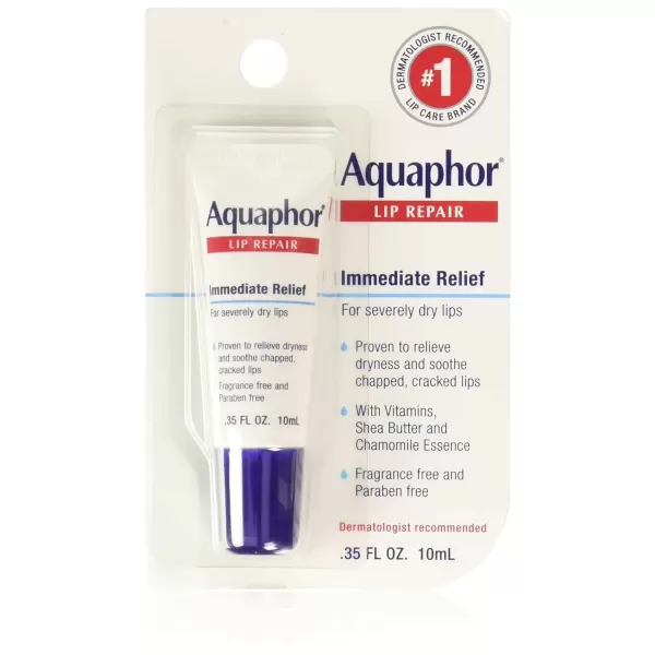 imageAquaphor Lip Repair Ointment  Longlasting Moisture to Soothe Dry Chapped Lips  35 fl oz Tube Pack of 48035 Fl Oz Pack of 8