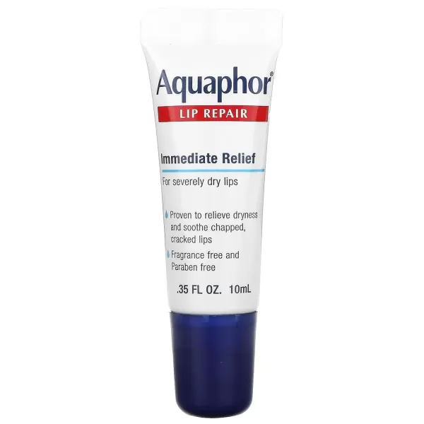 imageAquaphor Lip Repair Ointment  Longlasting Moisture to Soothe Dry Chapped Lips  35 fl oz Tube Pack of 48035 Ounce Pack of 5
