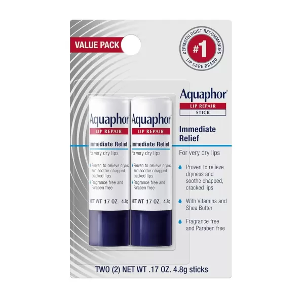 imageAquaphor Lip Repair Stick  Soothes Dry Chapped Lips  017 Ounce Pack of 4017 Ounce Pack of 2