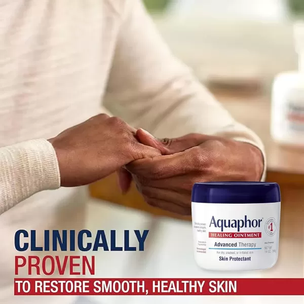 imageAquaphor Advanced Therapy Skin Care Set Aquaphor Healing Ointment Skin Protectant Body Moisturizer for Dry Skin 14 Oz Jar  Aquaphor Healing Balm Stick 065 Oz Holiday Gifts for Self Care