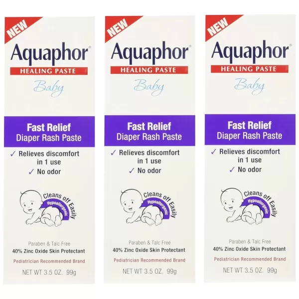 imageAquaphor Baby Diaper Rash Paste  For Serious Diaper Rash and Flareups  35 Oz Tube35 Ounce Pack of 3