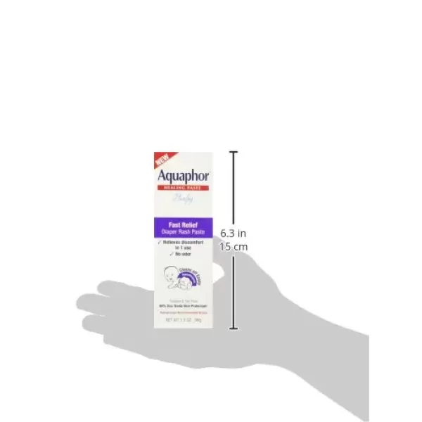 imageAquaphor Baby Diaper Rash Paste  For Serious Diaper Rash and Flareups  35 Oz Tube35 Ounce Pack of 3