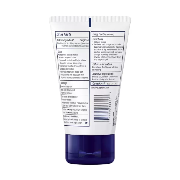 imageAquaphor Baby Healing Ointment Advanced Therapy for Chapped Cheeks and Diaper Rash 3 Ounce Pack of 3