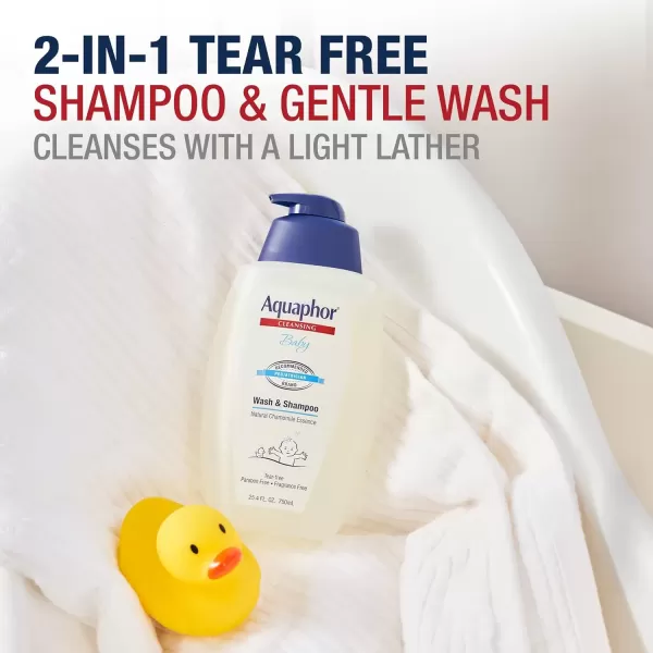imageAquaphor Baby Skin Care Gift Set with Aquaphor Baby Wash and Shampoo Aquaphor Baby Healing Ointment Aquaphor Diaper Rash Cream and WaterWipes 4 Pieces