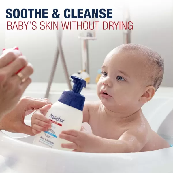 imageAquaphor Baby Wash and Shampoo Unscented Baby Shampoo and Wash 254 Fl Oz Pump Bottle