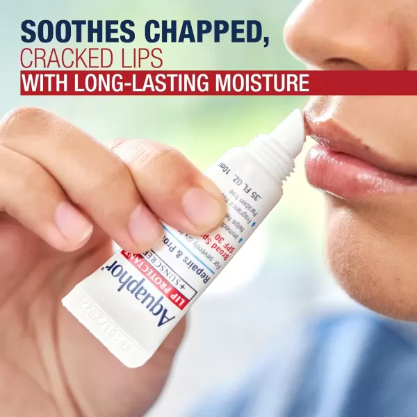 imageAquaphor Lip Repair Lip Balm with Sunscreen Lip Protectant Lip Balm SPF 30 035 Oz Tube