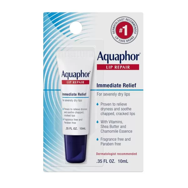imageAquaphor Lip Repair Ointment  Longlasting Moisture to Soothe Dry Chapped Lips  35 fl oz Tube