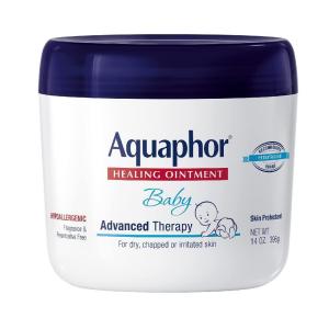 imageAquaphor Baby Healing Ointment Advanced Therapy Skin Protectant for Chapped or Dry Skin Drool Rash and Diaper Rash Ointment 14 Oz Jar
