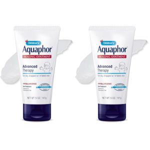 image:imageAquaphor Childrens Advanced Therapy Healing Ointment 41 Petrolatum Skin Protectant Ointment for Minor Wound Care Chapped or Cracked Skin and Lips 175 Oz Tube5 Ounce Tube Pack of 2